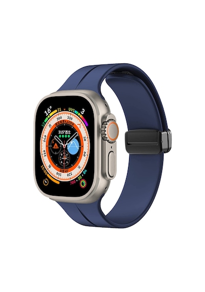 Apple Uyumlu  Watch  Ultra 49mm Zore Krd-84 Silikon Kordon