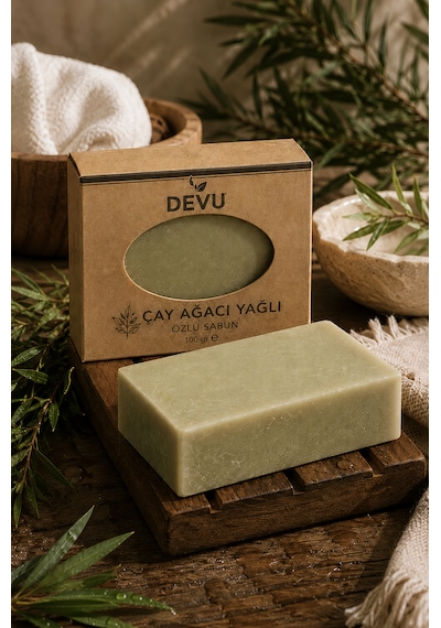 Çay Ağacı Yağlı El Yapımı Doğal Sabun