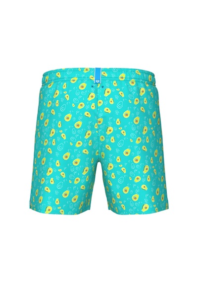 Arena Water Prints Beach Erkek Yeşil Deniz Şortu 007153860