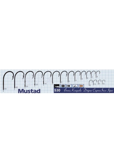 Mustad Olta İğnesi 530 50li No:1