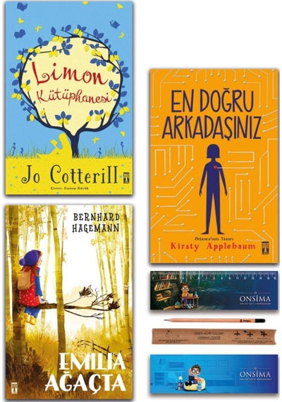 Genç Timaş En Doğru Arkadaşınız - Limon Kütüphanesi - Emilia Ağaçta Set 3 Kitap