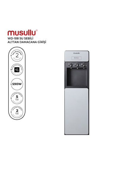 Musullu Wd-108 Alttan Damacanalı Su Sebili