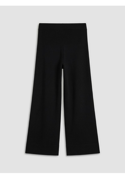 Lcw Everyday Siyah Beli Lastikli Kadın Triko Pantolon