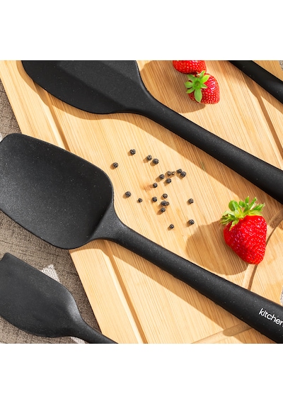 Perotti 15675 Kitchenmate Juan Black 6 Parça Silikon Spatula Seti