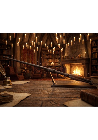 Harry Potter Luna Lovegood Asası Ve Standı