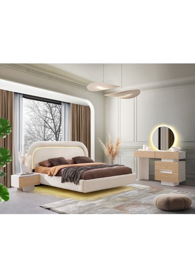 Çamlıca Mdf Bazalı Karyola Ve Başlık Çamlıca Mdf Bazalı Karyola Ve Başlık