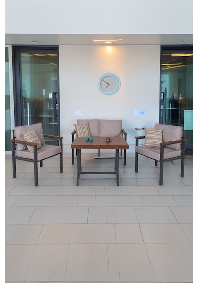 Neokas Bahce Mobilyası, Modern Balkon Mobilyası, Kafe Oturma Takımı, Teras Koltugu, 1+1+2+m Gri Neokas Bahce Mobilyası, Modern Balkon Mobilyası, Kafe Oturma Takımı, Teras Koltugu, 1+1+2+m Gri