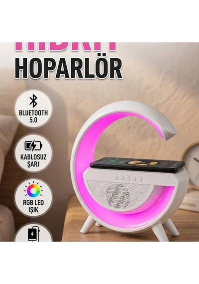 G Şekilli Bluetooth 5.0 Taşınabilir Hoparlör Powerbank Özellikli