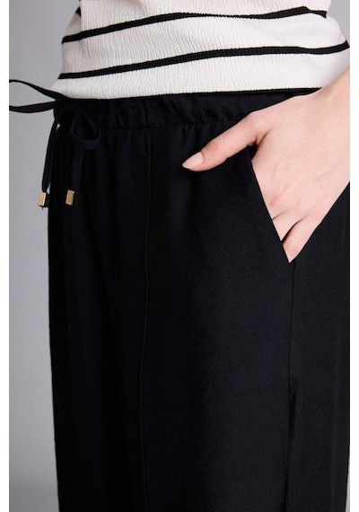 Defacto Straıght Fıt Düz Paça Pantolon D8354ax26spbk81 Siyah-bk81