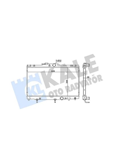 Toyota Corolla Ze112 Motor Radyatoru 1.6 2000-2002 Kale 342170