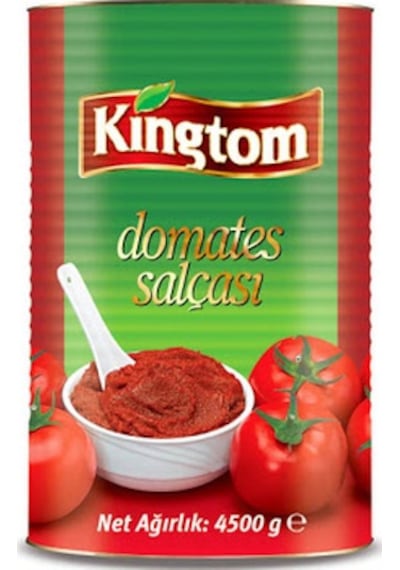 Kingtom Domates Salçası Teneke 6 x 4500 G