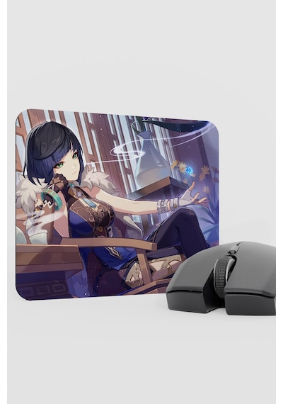 Yelan Genshin Impact Anime Gacha V3 - 22x18 Gaming Mouse Pad Fare Altlığı