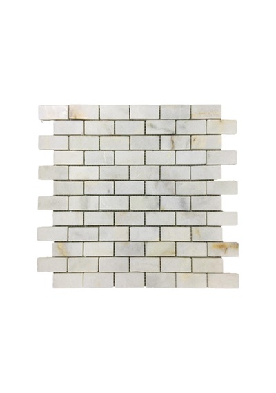 2,3 x 4,8 Brick Golden Cilalı Mermer Mozaik