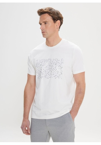 AC&Co / Altınyıldız Classics Altınyıldız Classics Ekru Erkek T-shirt 4a4824200054 001 AC&Co / Altınyıldız Classics Altınyıldız Classics Ekru Erkek T-shirt 4a4824200054 001