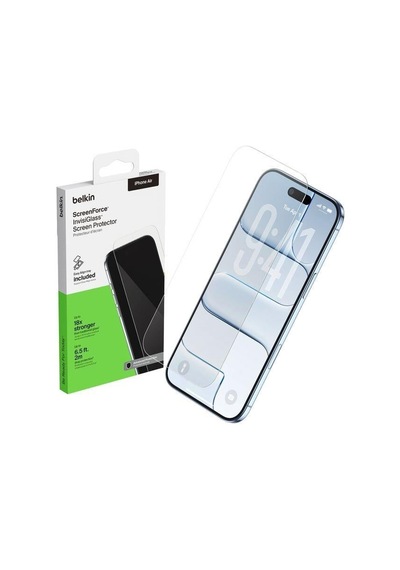 Belkin Ova237hq Screenforce Invisiglass İphone Air Uyumlu Kolay Hizalama Kitli Temperli Cam Ekran Koruyucu