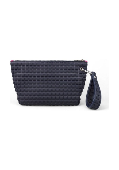 Bilik Deri Scuba Koyu Gri Kadın Portföy & Clutch Çanta Yeliz Gri