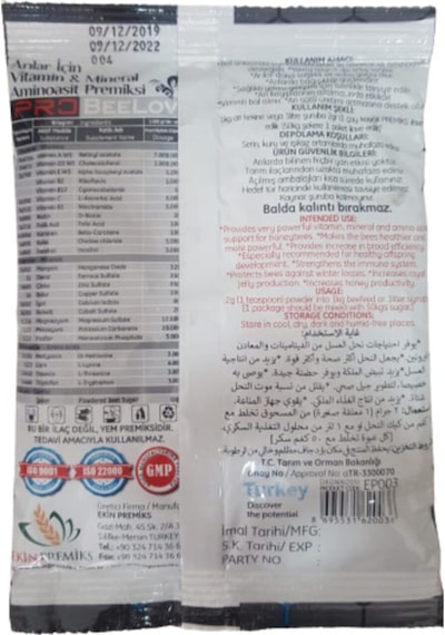 5 Adet Beelove Arılar Için Vitamin, Mineral, Aminoasit