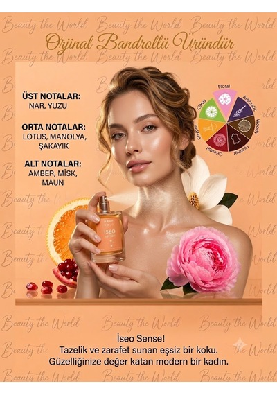 Aqua Di Polo Iseo Sense Edp 50 Ml Modern Kadının Vazgeçilmezi Tazelik Ve Zarafetin İmzası Çiçeksi