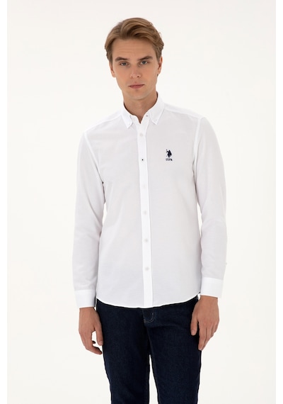 U.s. Polo Assn. Erkek Beyaz Gömlek Basic 50307693-vr013 Beyaz U.s. Polo Assn. Erkek Beyaz Gömlek Basic 50307693-vr013 Beyaz