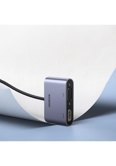 Ugreen Usb 3.0 To Hdmı+vga 1080p 60hz Full Hd Dönüştürücü Adaptör, 20518