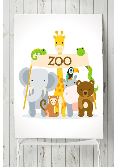 Zoo Çocuk Odası Poster