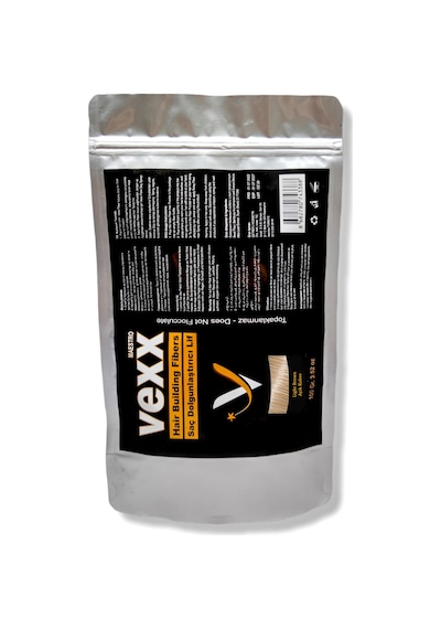 Vexx 100 Gr. Açık Kahve Saç Tozu Topik - Topaklanma Yapmaz