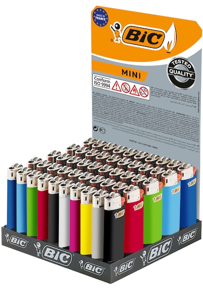 Bic J5 Taşlı Mini Çakmak 50 Adet