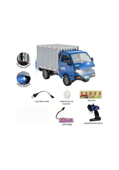 Uzaktan Kumandalı Şarjlı Kamyonet - Sesli Ve Işıklı