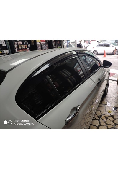 Fiat Egea Sedan Mugen Model Cam Rüzgarlığı 4 Lü Set