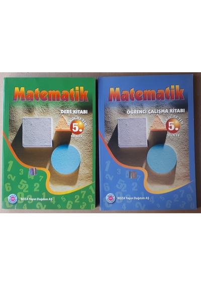 5.Sınıf Matematik Ders Kitabı+Çalışma Kitabı 2006 Yılı Basım