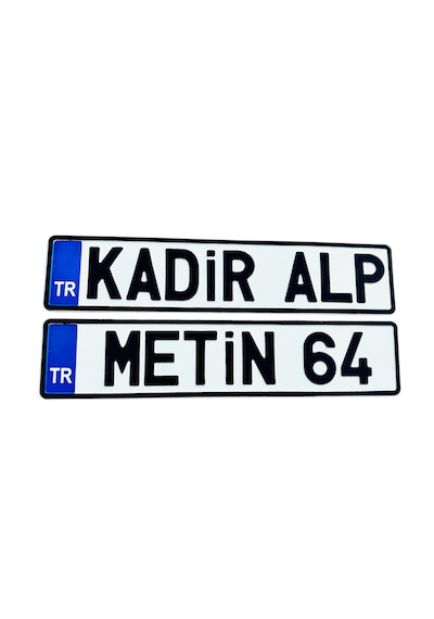 Plaka, Karavan Plakası, Dekor Plaka