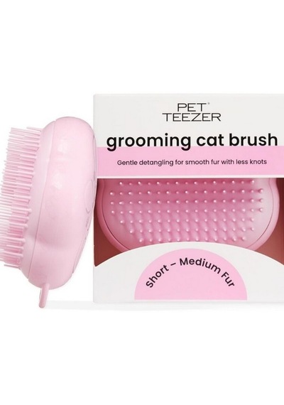 Tangle Teezer Pet Teezer Cat Grooming Brush Kedi Bakım Fırçası Pembe