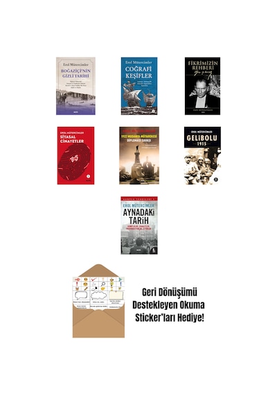 Erol Mütercimler 7 Kitap Set + Okuma Sticker'ları
