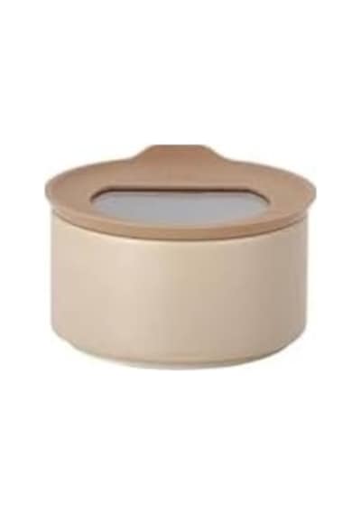 One Seramik Saklama Kabı Bej 200 Ml D-neone020-09 Açık Ahşap