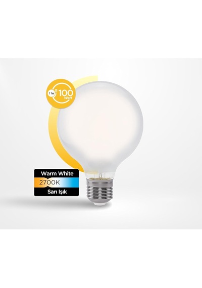 Panasonic Filament Ampul E27 11w 1521lm 2700k Milky