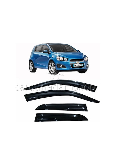 Chevrolet Aveo Hb 2012-2018 Cam Rüzgarlığı 4 Parça