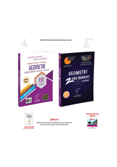 Karekök Tyt Geometri Konu Anlatımlı Soru Bankası 2 Kitap Seti