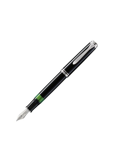 Pelikan M805 Black Silver Dolma Kalem Çok Renkli