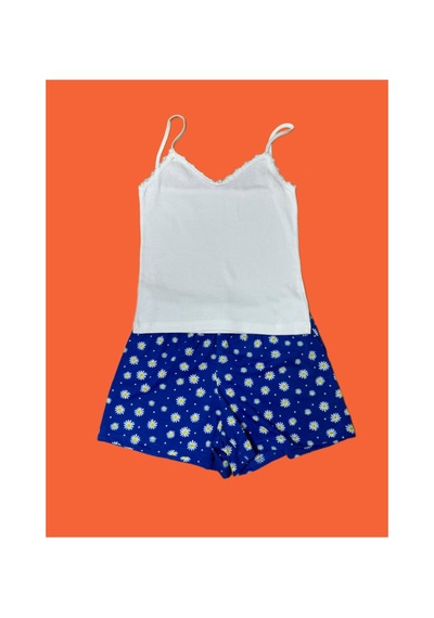 Pazarız Pembecin Şortlu Pijama Takımı Babydol İp Askılı Yazlık Pamuklu Kolsuz Beyaz Askılı Mavi Çiçekli Mavi Pazarız Pembecin Şortlu Pijama Takımı Babydol İp Askılı Yazlık Pamuklu Kolsuz Beyaz Askılı Mavi Çiçekli Mavi