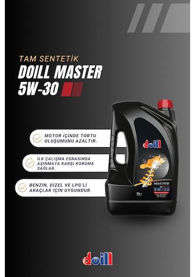 Doill Master 5W-30 API SM/CF Acea A5/B5 Tam Sentetik Motor Yağı