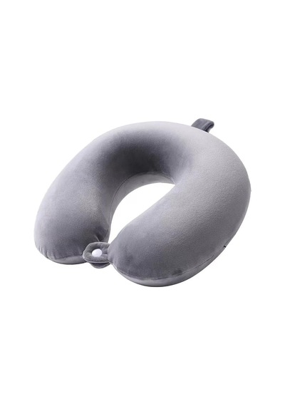 Tr Seyahat Yastığı Boyun Destekli Taşınabilir Ve Ergonomik Tasarım Uçak Araba Ve Yolculuklar Için Ideal Gri
