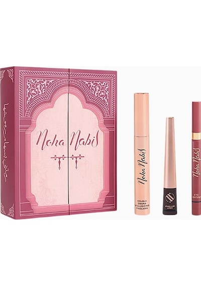Noha Nabıl Noha Nabıl Eye Dare You Set, Ramadan Özel Göz Makyajı Seti, Eyeliner, Maskara Ve Kontur Makyaj Setleri Siyah