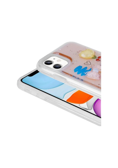 Apple Uyumlu iPhone 11 Kılıf Kabartma Figürlü Parlak Zore Minimini Silikon Kapak