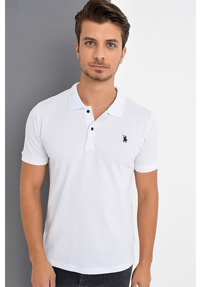 T8561 Dewberry Erkek Tshırt-beyaz Beyaz