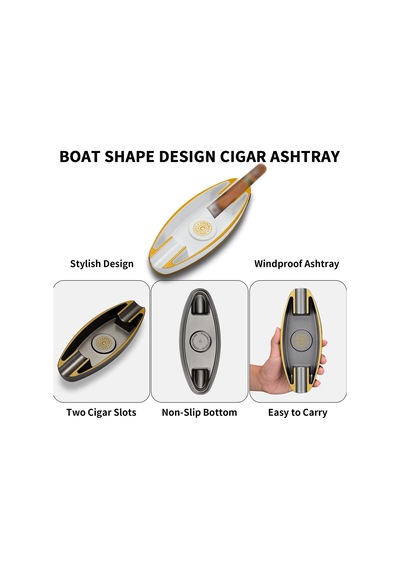 Cigarloong Oval Puro Küllüğü Beyaz 2li
