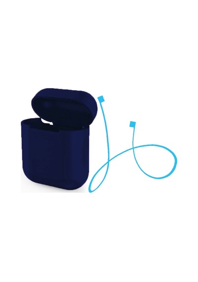 Ally Apple Uyumlu AirPods İçin Renkli Strap Kulaklık Askısı+ Silikon Kılıf- 5775