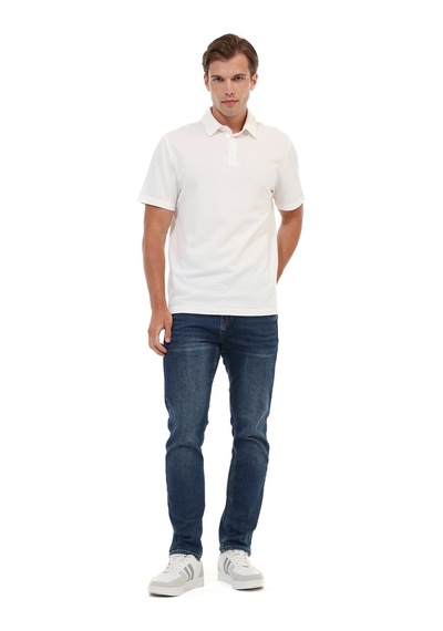 Kinetix Mb Legato 12bs501 Ekru Erkek Polo Yaka Kısa Kol T-shirt 000000000102121561 Bej