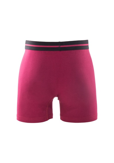 3 Lü Redzone Pamuk / Lycra Bordo Erkek Boxer