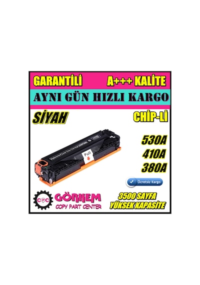 Hp 305A Uyumlu Toner Siyah (Ce410A) N11.21853