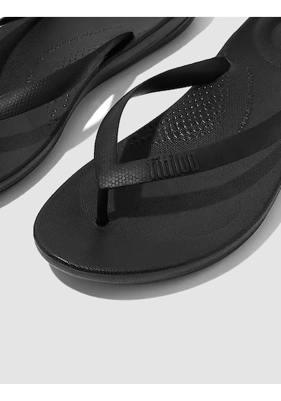 Fitflop Iqushıon Ergonomıc J80 Siyah Erkek Parmak Arası Terlik Siyah